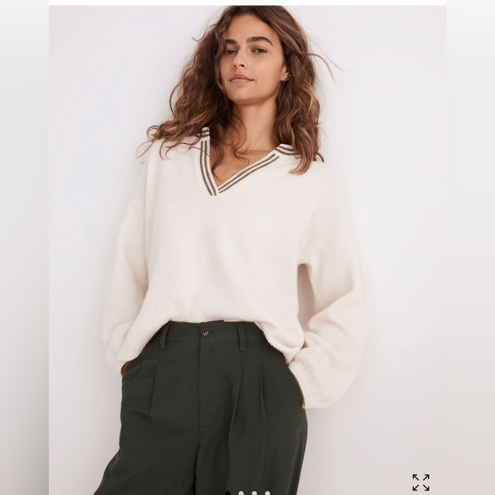 Madewell Wiltshire V-Neck Pullover Sweater